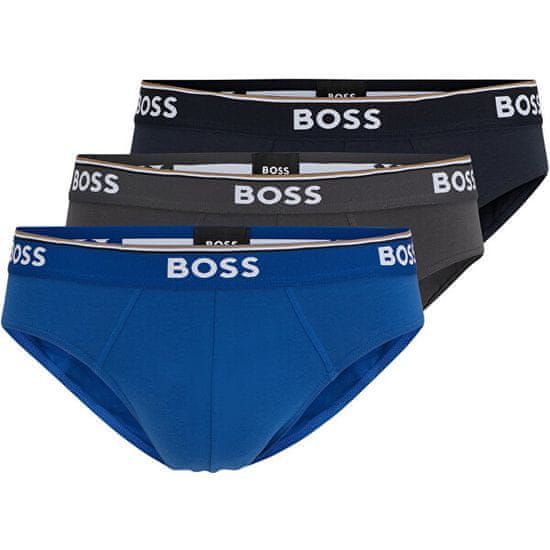 Hugo Boss 3 PACK - pánske slipy BOSS 50475273-487
