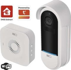 EMOS GoSmart Domovní bezdrátový bateriový videozvonek IP-15S s Wi-Fi