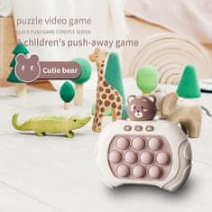 Interaktívna senzorická herná konzola pre prsty pre deti, zlepšuje koordináciu a kreativitu, svietiace luminescentné tlačidlá, hra uvoľňuje stres, ideálne na narodeninové darčeky, FastFingers