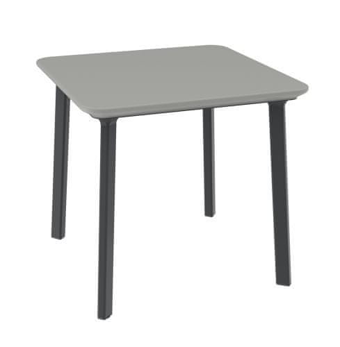 Z0970R0--9500 ITALIA BALCONY plastový stôl grafitový