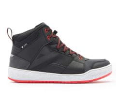 Dainese SUBURB D-WP SHOES BLACK/WHITE/RED-LAVA vel. 44