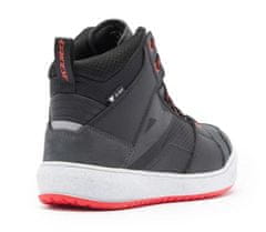 Dainese SUBURB D-WP SHOES BLACK/WHITE/RED-LAVA vel. 44