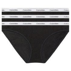 Calvin Klein 3 PACK - dámske nohavičky Bikini QD5207E-UB1 (Veľkosť S)