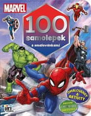 100 samolepek s omalovánkami Marvel