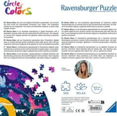 Ravensburger Okrúhle puzzle Kruh farieb: Sny 500 dielikov