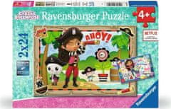 Ravensburger Puzzle Gábinin kúzelný domček 2x24 dielikov