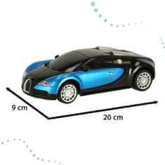 WOWO RC Bugatti Veyron 1,24 - Modré Auto na Diaľkové Ovládanie s Licenciou
