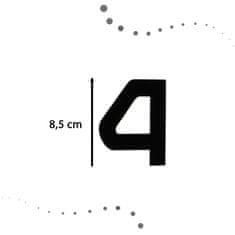 WOWO Veľké čierne nástenné hodiny s 12 číslicami, priemer 80-120 cm