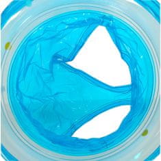 WOWO Modrý nafukovací plavecký krúžok so sedačkou pre deti 0-12 mesiacov, max 20 kg