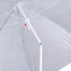 WOWO Regulovateľný Plážový a Záhradný Dáždnik, 150 cm, Dizajn Zlomený Melón
