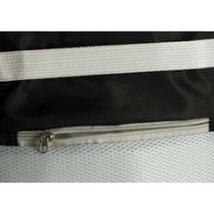 WOWO Čierny Cestovný Batoh Vodeodolný s USB Káblom, Rozmery 45x16x28cm - Ideálny do Lietadla