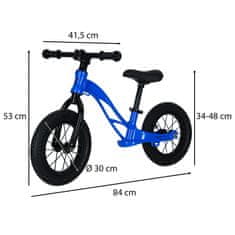WOWO Modrý Balančný Bicykel Trike Fix Active X1 pre Aktívne Deti