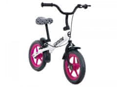 WOWO Ružový Balančný Bicykel Nemo 11 s Brzdou pre Deti 3+ od GIMME