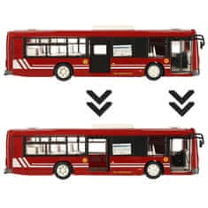 WOWO RC Autobus s Diaľkovým Ovládaním a Otváracími Červenými Dverami