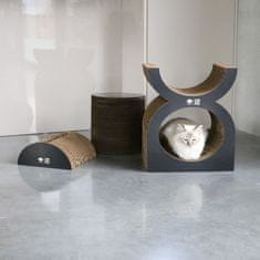 EBI D&D I LOVE HAPPY CATS FAYE Ihrisko + škrabadlo z kartónu pre mačky 40x30x46,6cm