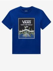 Vans Modré chlapčenské tričko VANS Print Box 2.0 164