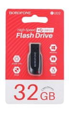 Borofone Flash disk BUD2 32GB čierny 108857