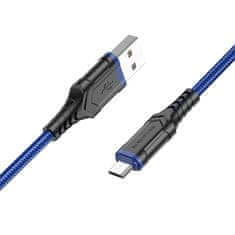 Borofone Kábel BX67 - USB na Micro USB - 2,4A 1 meter modrý