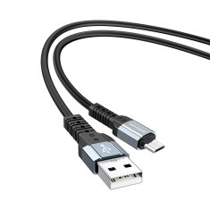 Borofone Kábel BX64 Special Silicone - USB na Micro USB - 3A 1 meter čierny