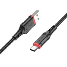 Borofone Kábel BX67 - USB na typ C - 3A 1 meter čierny