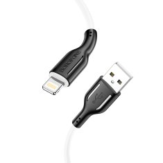 Borofone Kábel BX63 Charming - USB na Lightning - 2,4A 1 meter čiernobiely