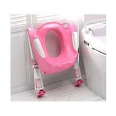 JOKOMISIADA Doska na toaletu pre deti so schodíkmi, ružové