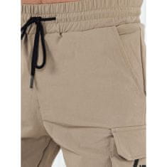 Dstreet Pánske bojové nohavice SORA béžová ux4166 XL