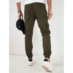 Dstreet Pánske bojové nohavice SORA zelené ux4178 XL