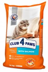 Club4Paws Premium CLUB 4 PAWS suché krmivo pre mačky s lososom 14 kg