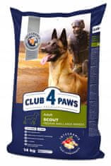 Club4Paws Premium CLUB 4 PAWS suché krmivo pre pracovné psy veľkých a stredných plemien SCOUT 14kg