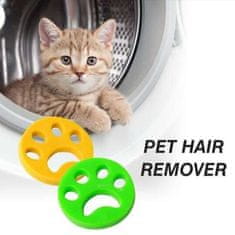 Netscroll Opakovane použiteľný zberač chlpov pre pranie, odstraňovač chlpov domácich miláčikov, netoxický, mäkký a lepivý, vhodný pre práčku a sušičku - Balenie 2 kusy, HairCollect