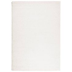 Petromila vidaXL Shaggy koberec PAMPLONA, vysoký vlas, moderný krémový 140x200cm