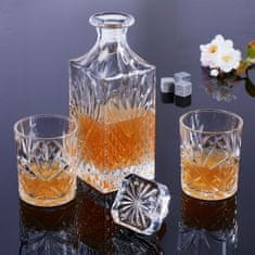 Relax Karafa na whisky so 4 pohármi RD42310