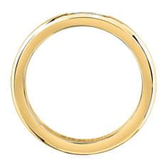 Morellato Slušivý pozlátený prsteň s kryštálmi Love Rings SNA47 (Obvod 50 mm)