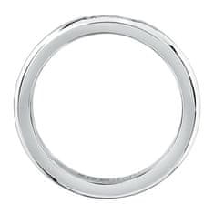 Morellato Slušivý oceľový prsteň s kryštálmi Love Rings SNA48 (Obvod 50 mm)