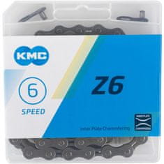 KMC řetěz Z6 šedý 114čl. BOX