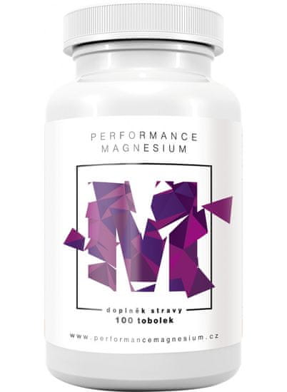 BrainMax Performance Magnesium 1000 mg, 100 kapsúl, (horčík 200 mg + vitamín B6)