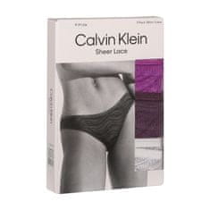 Calvin Klein 3PACK dámske nohavičky viacfarebné (QD5203E-NOW) - veľkosť L