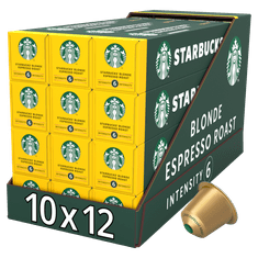 Starbucks by Nespresso Blonde Espresso Roast - kávové kapsle – 12x10 kapslí v balení