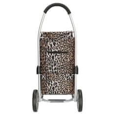 Beagles Leopardí prémiový nákupný vozík na kolieskach “Aluman“