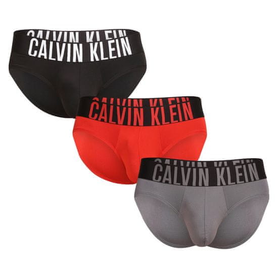 Calvin Klein 3PACK pánske slipy viacfarebné (NB3610A-LXO)