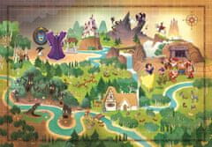 Clementoni Puzzle Story Maps: Snehulienka 1000 dielikov