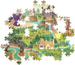 Clementoni Puzzle Story Maps: Snehulienka 1000 dielikov