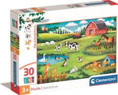 Clementoni Puzzle Zvieracia farma 30 dielikov