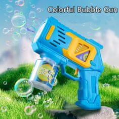 bHome Automatická pištoľ na bubliny modrá s náplňou