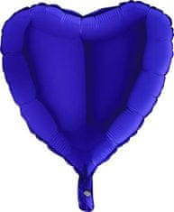 Grabo Nafukovací balónik modré srdce 46 cm -