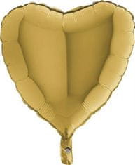 Grabo Nafukovací balónik zlaté srdce 46 cm -