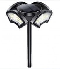 Pronett  XJ5152 Záhradná solárna 304 LED lampa 2200mAh, IPX5, 50 cm