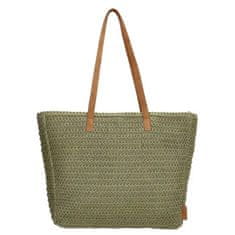 PE Florence Zelená plážová taška s dlhými rukoväťami "Cruise"