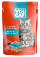 Wise Cat s morkou v jemnej omačke 24x100g
